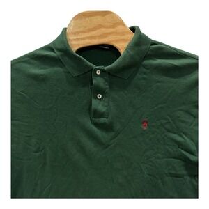 Ralph Lauren Polo Men's XL Long Sleeve Cotton Soft Touch Polo Shirt Dark‎ Green